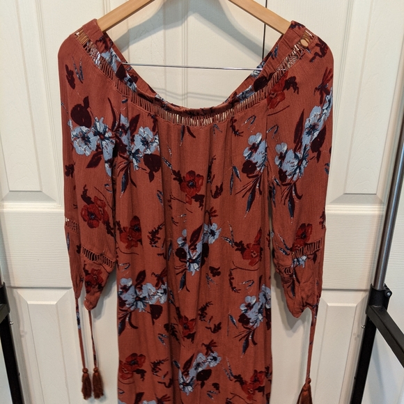 Long sleeve mini dress - Picture 4 of 6